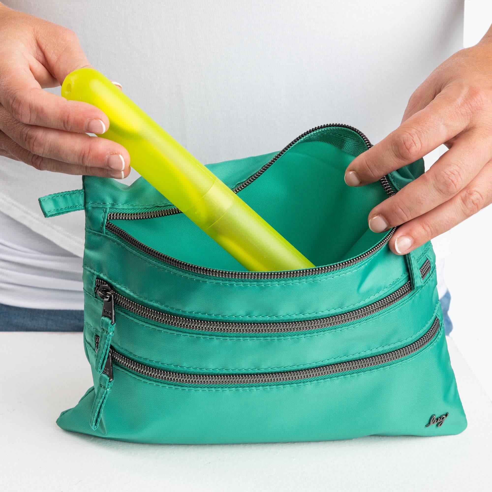 Kickline Triple Zip Storage Pouch