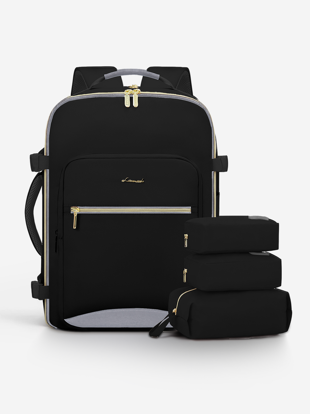 4Pcs, 40/50L Freyja Laptop Travel Backpack, 17 18