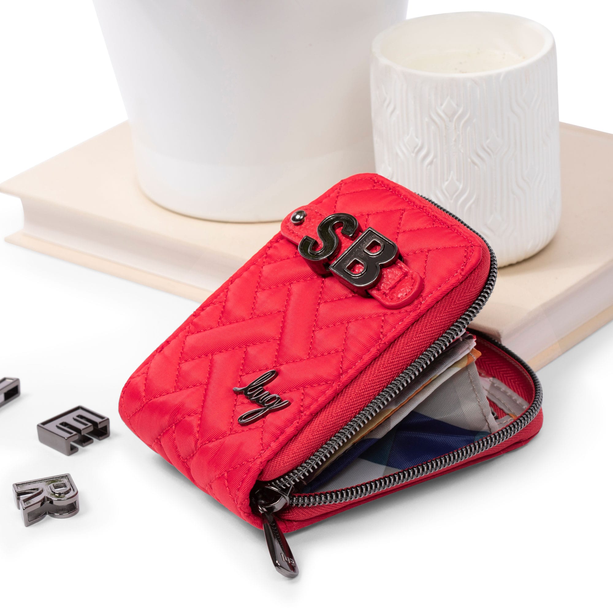 Lug Gunmetal Bag Charm