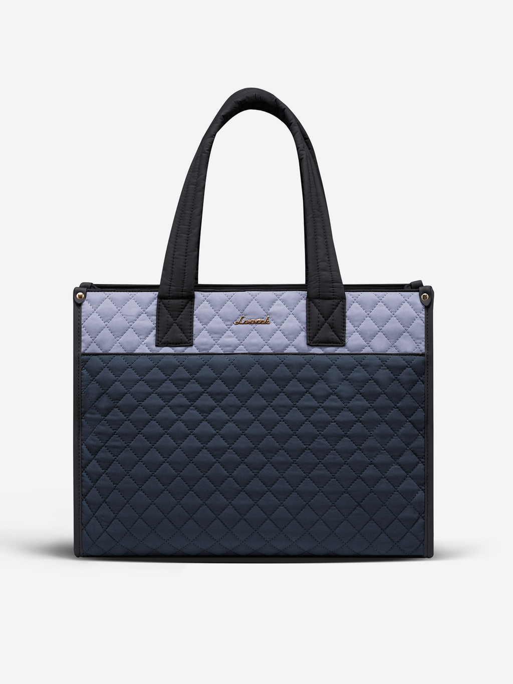 2Pcs Quilted Work Tote Bag, 15.6 17.3