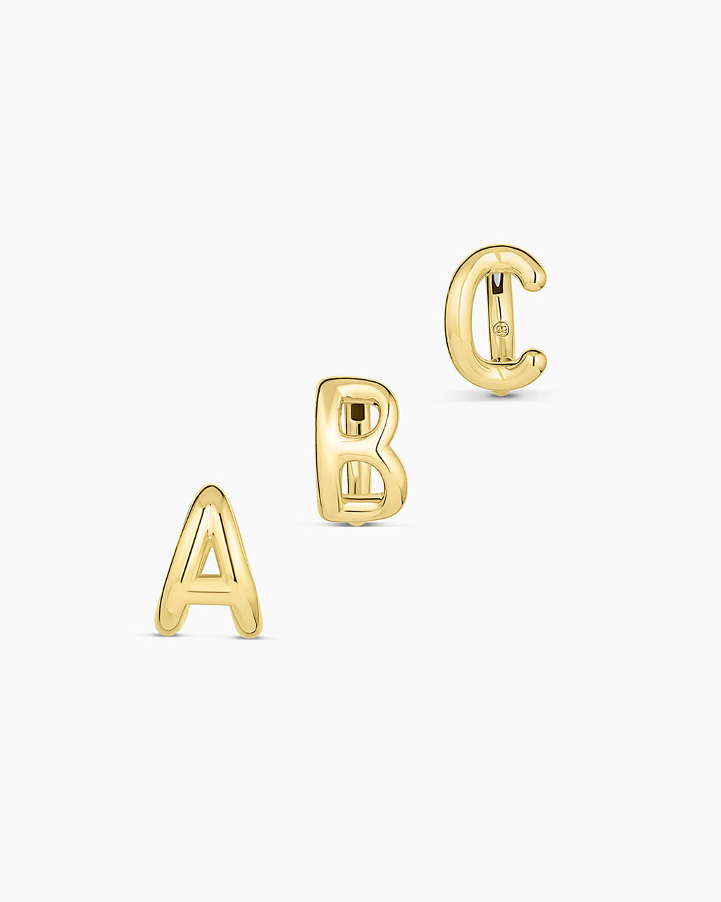 Alphabet Single Huggie
