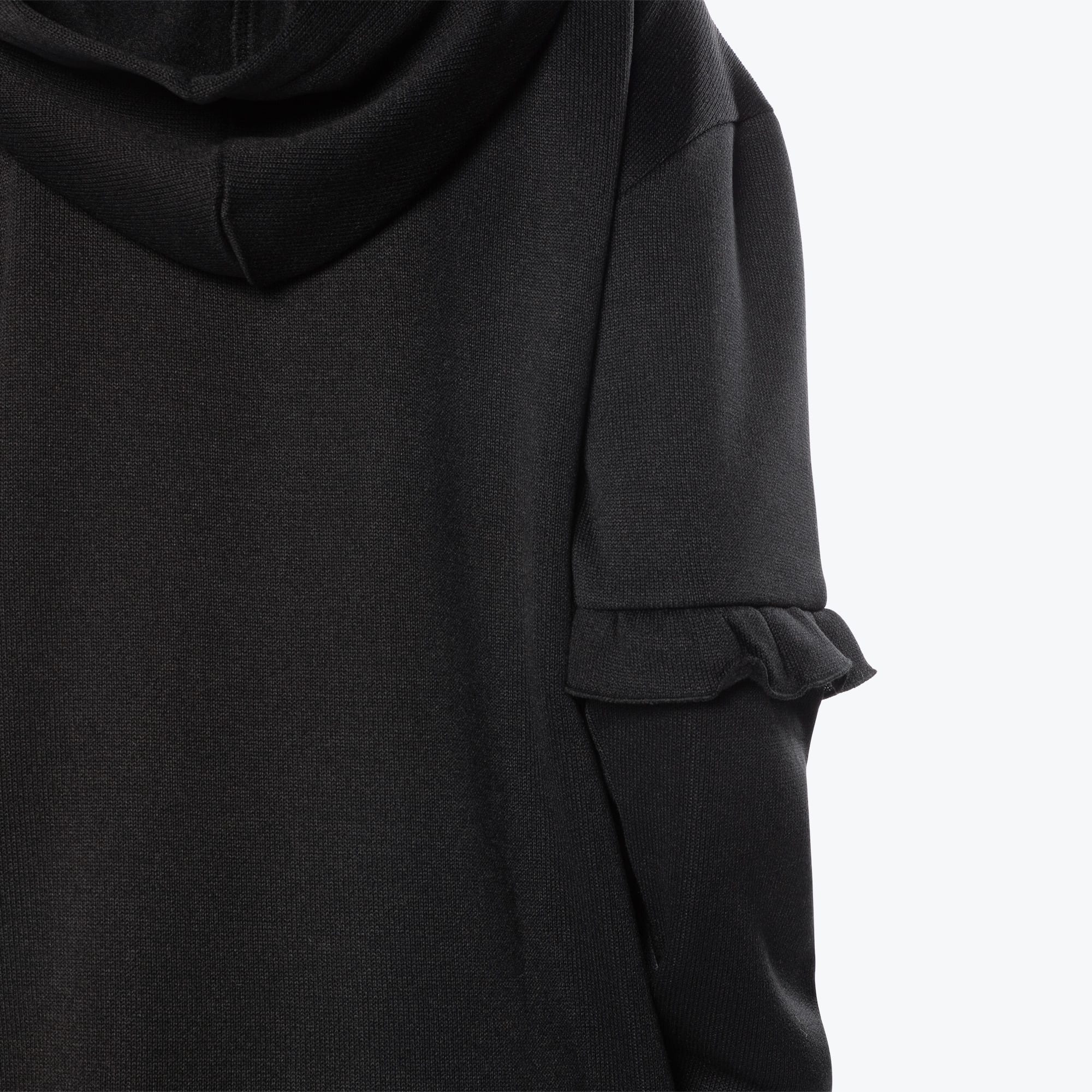 Peekaboo Sweater Fleece Tunic Hoodie
