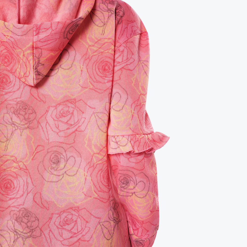 Peekaboo Sweater Fleece Tunic Hoodie