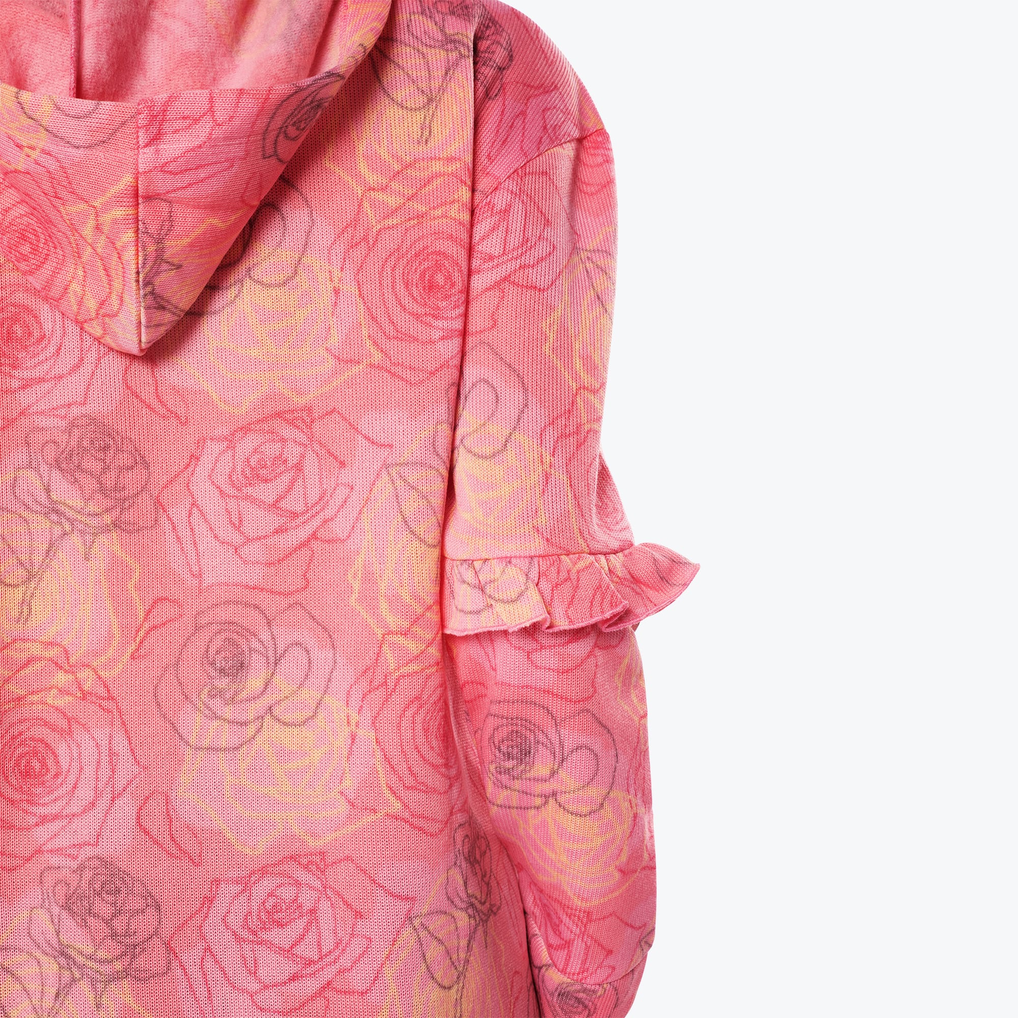 Peekaboo Sweater Fleece Tunic Hoodie