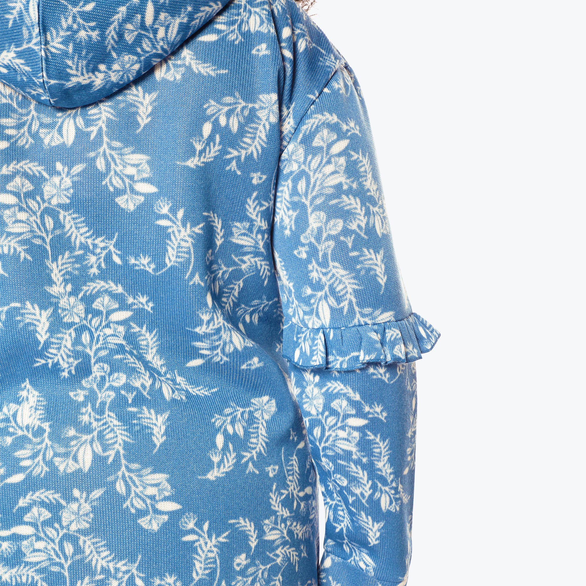 Peekaboo Sweater Fleece Tunic Hoodie