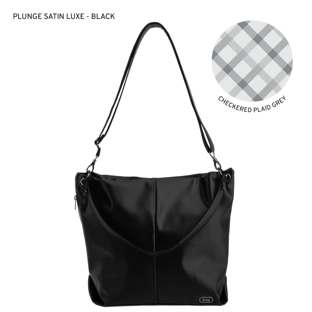 Plunge Satin Luxe VL Carry-All Crossbody Bag