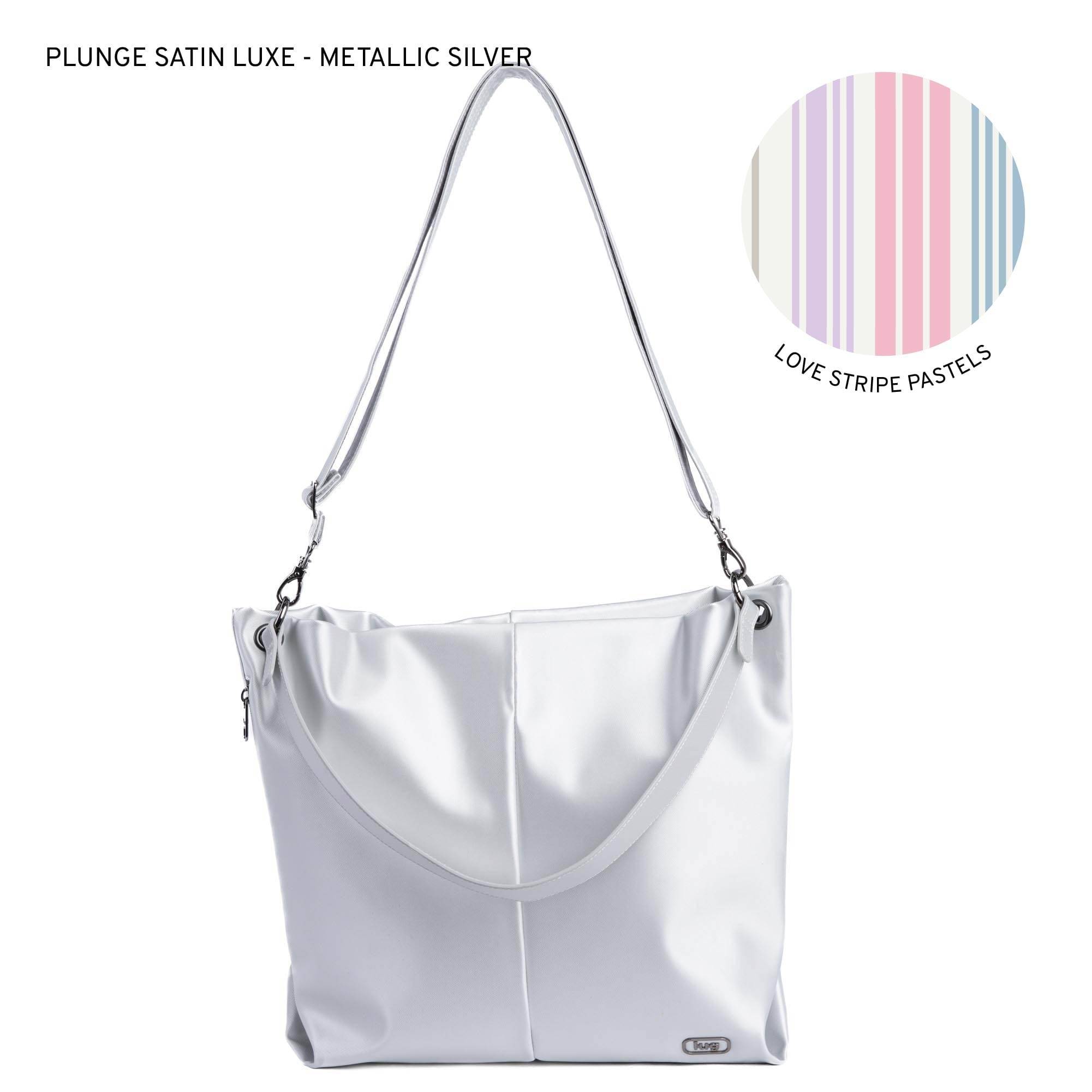 Plunge Satin Luxe VL Carry-All Crossbody Bag