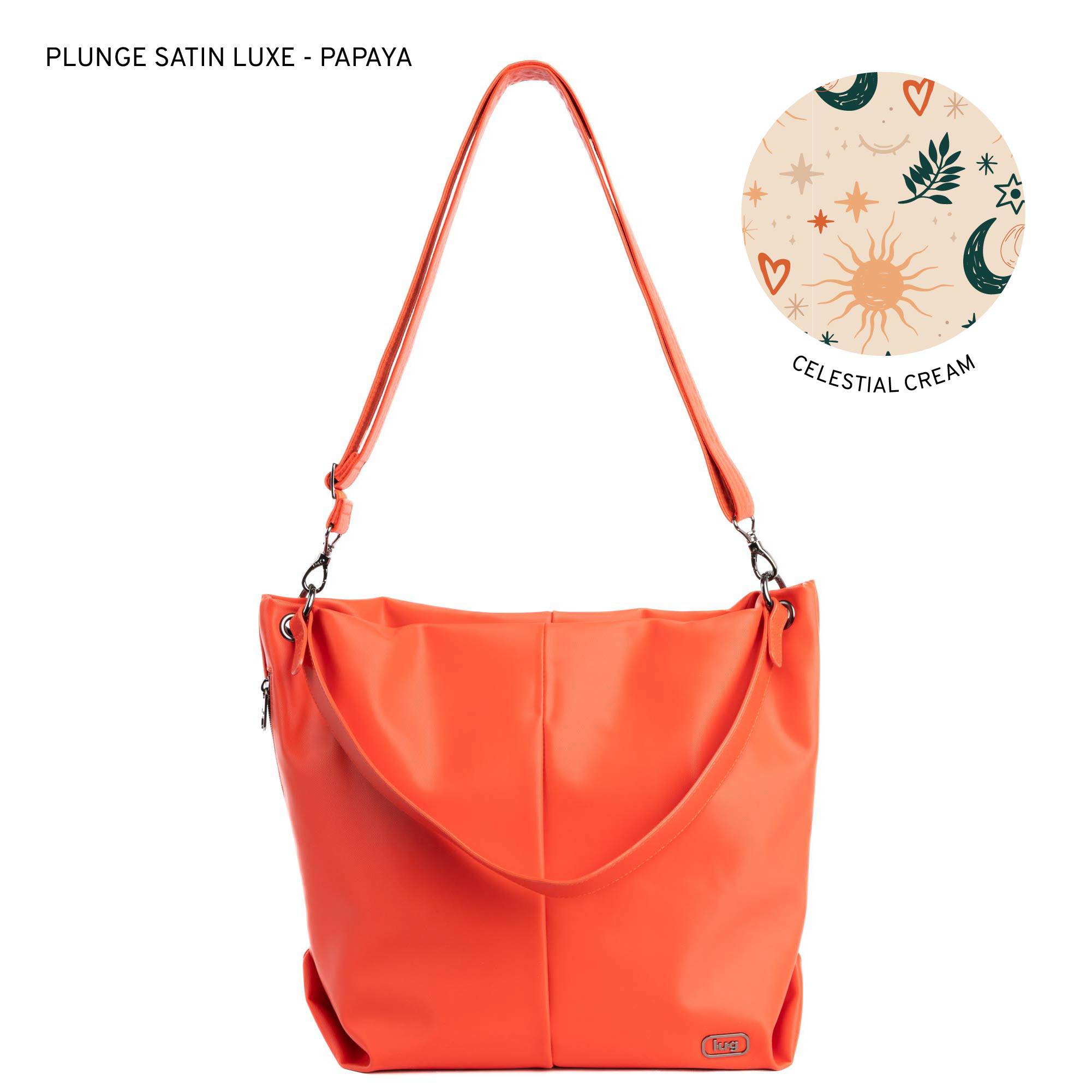 Plunge Satin Luxe VL Carry-All Crossbody Bag