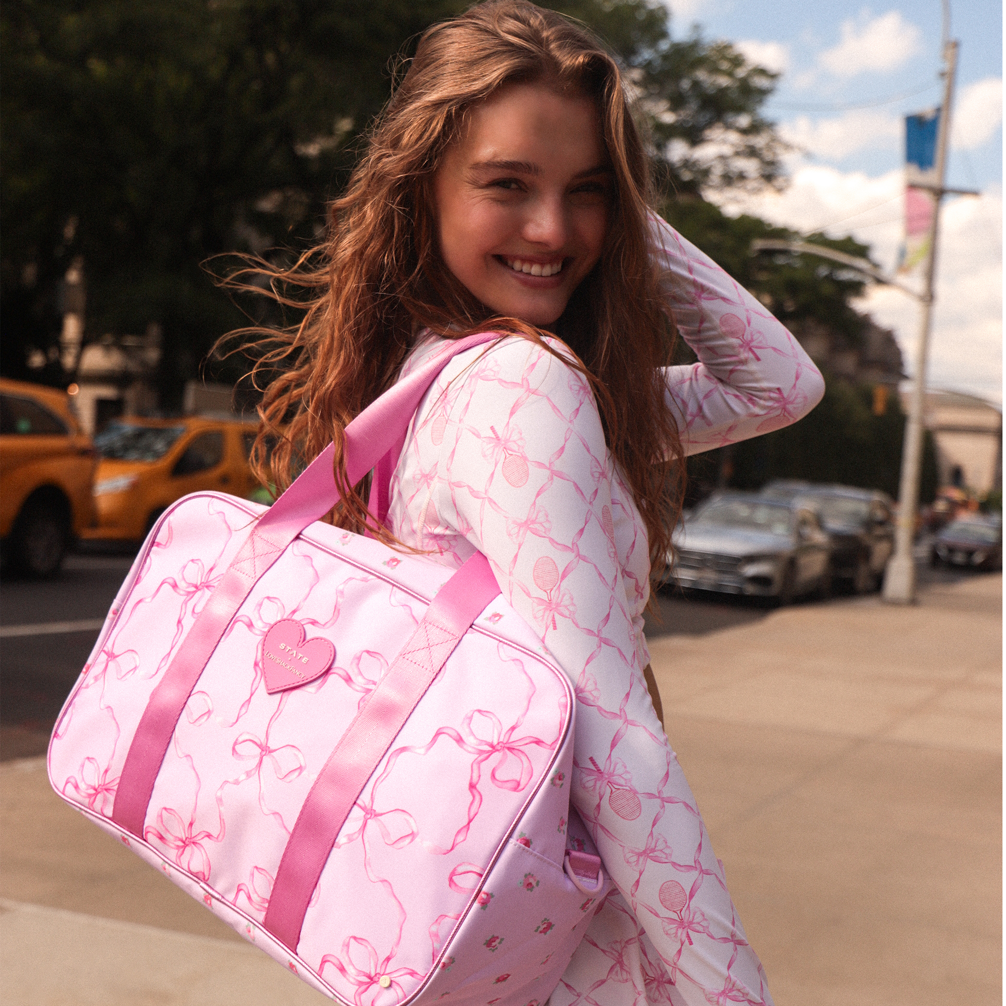STATE x LoveShackFancy Rockaway Duffle
