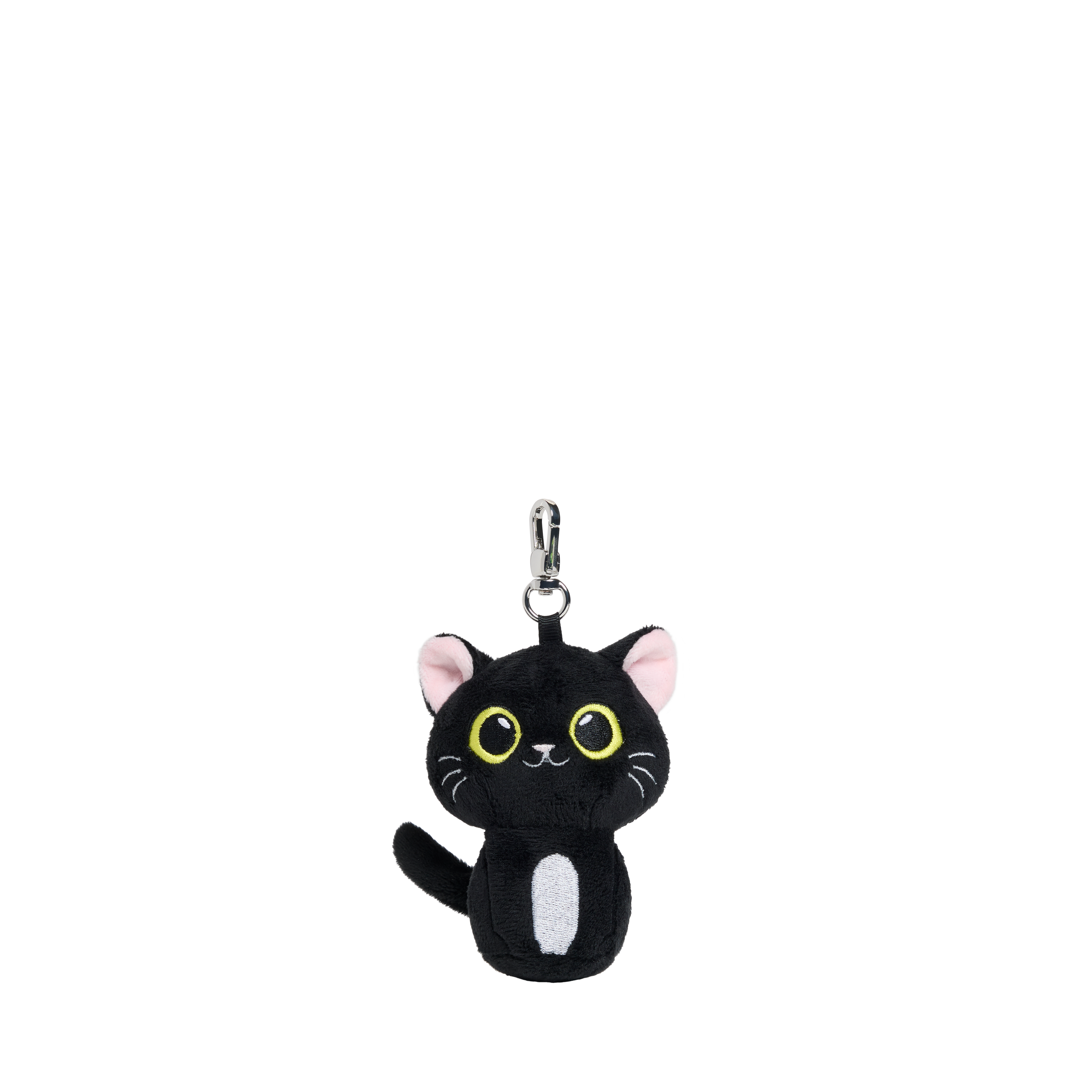 Fuzzy Cat Keychain