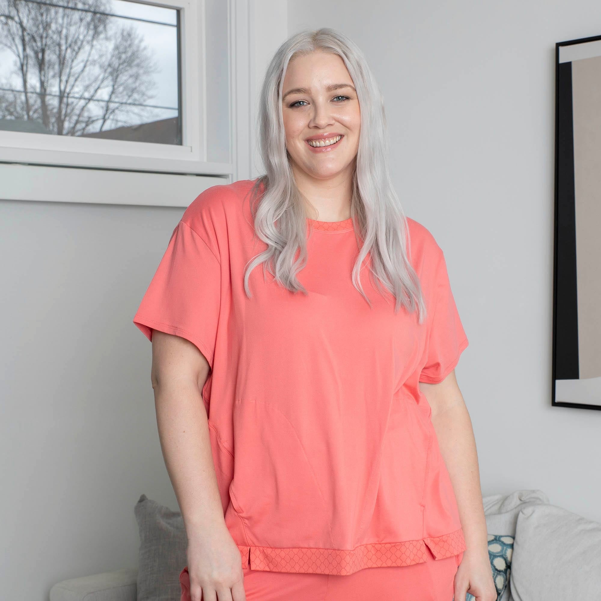 Scoop Short Sleeve Top