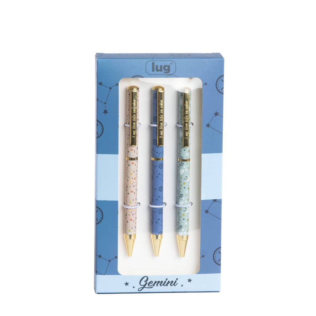 Lug Pens 3pk - Zodiac
