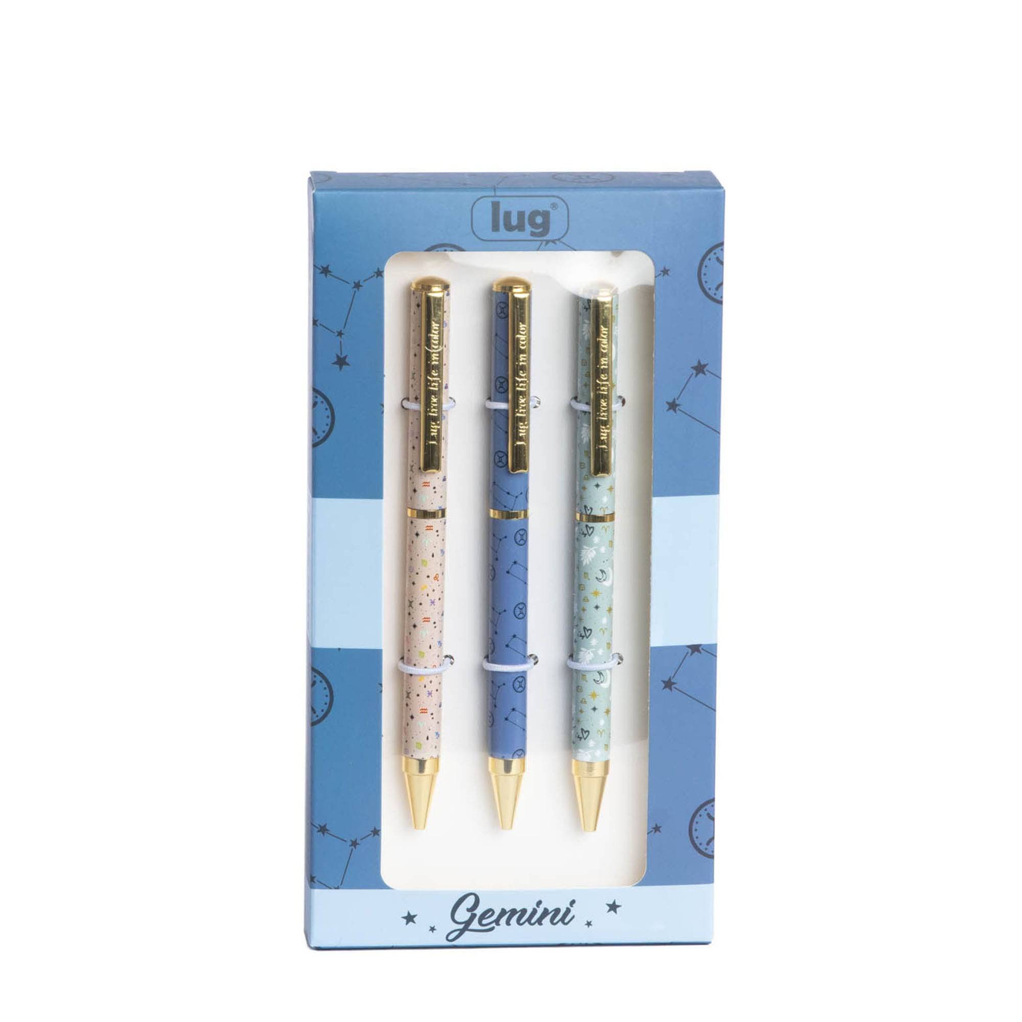 Lug Pens 3pk - Zodiac