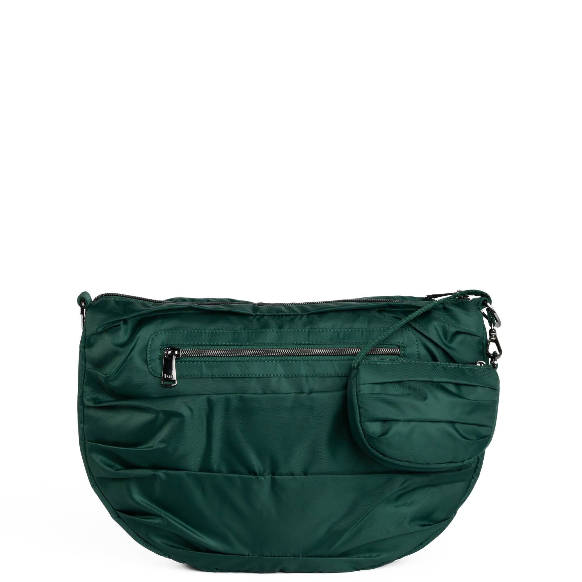 Scuffle Pleated Crossbody Bag with Disco Pouch