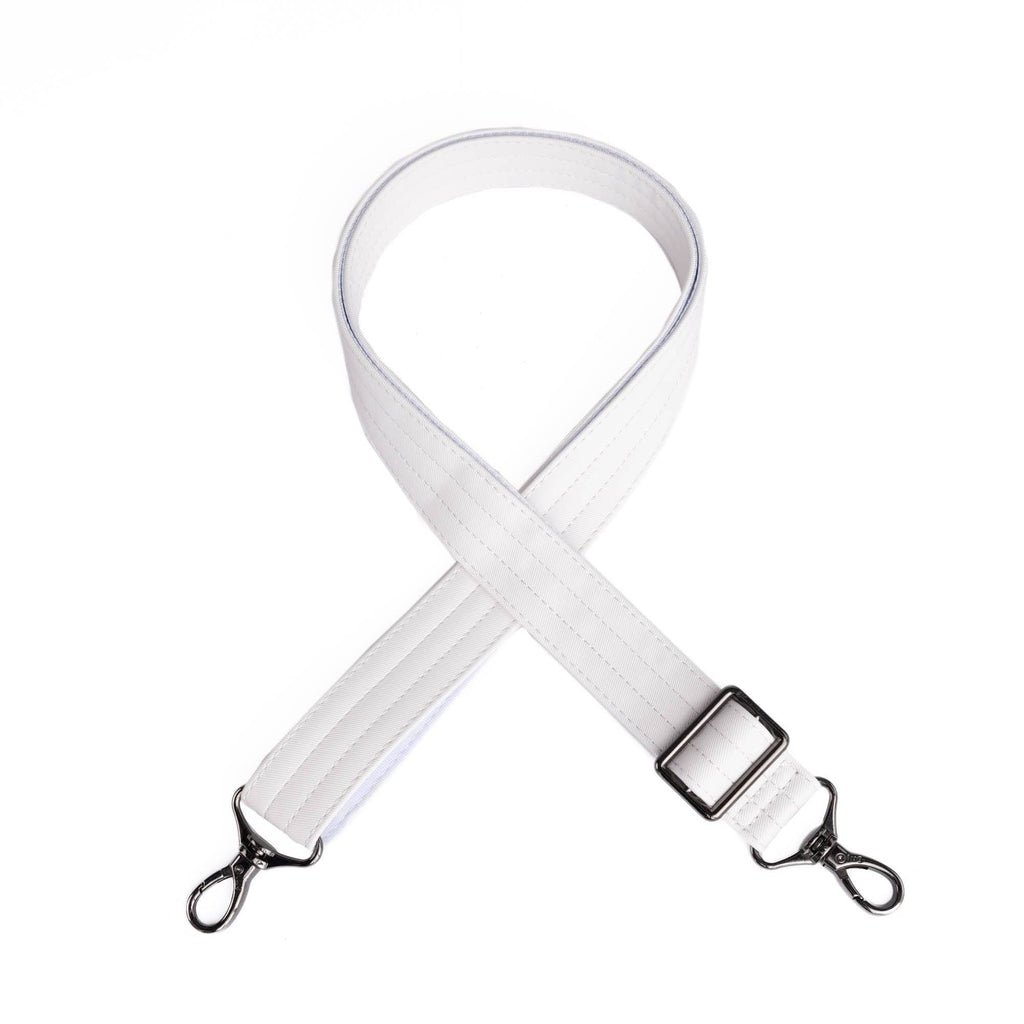 Adjustable Webbed Satin Luxe VL Bag Strap - 1.25