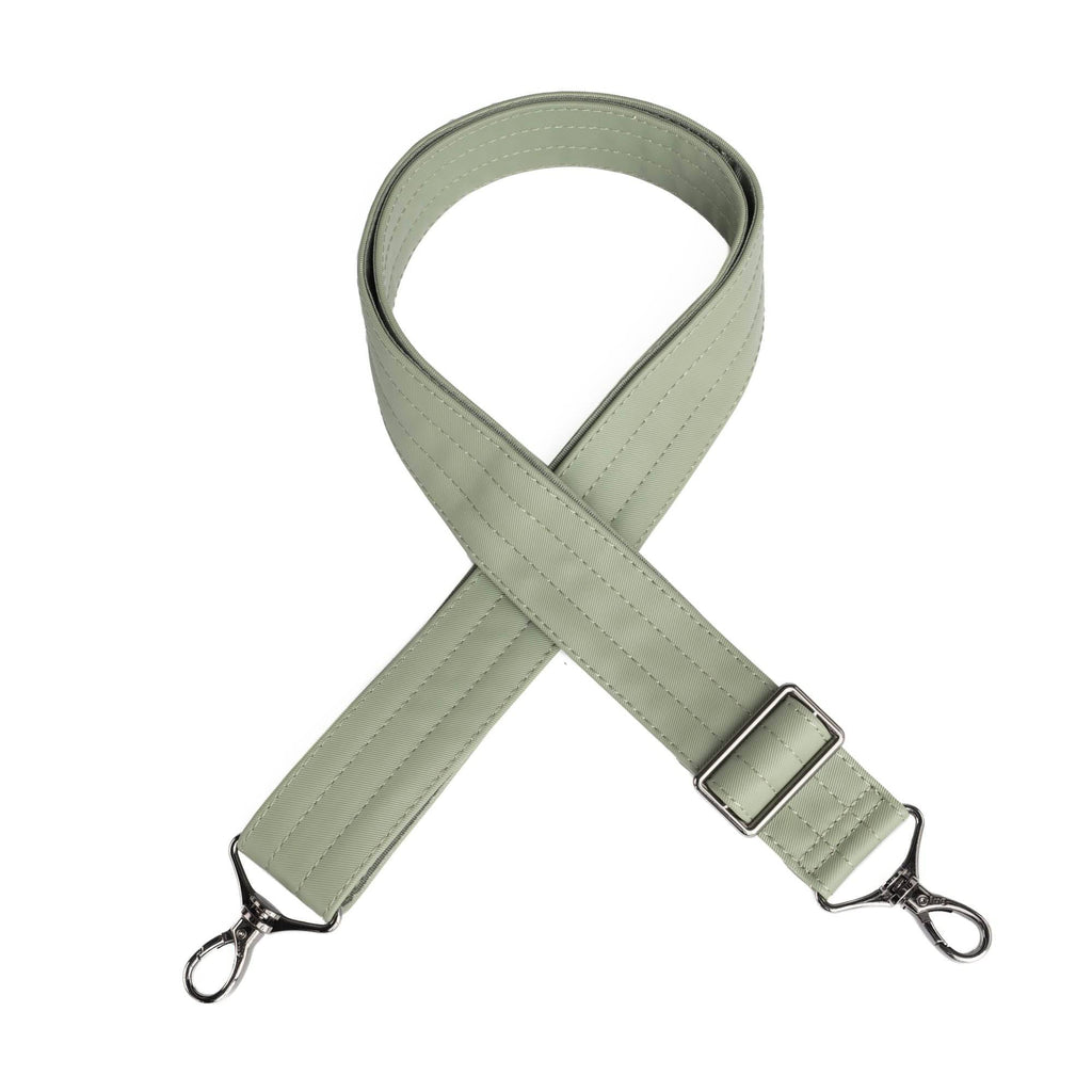 Adjustable Webbed Satin Luxe VL Bag Strap - 1.5