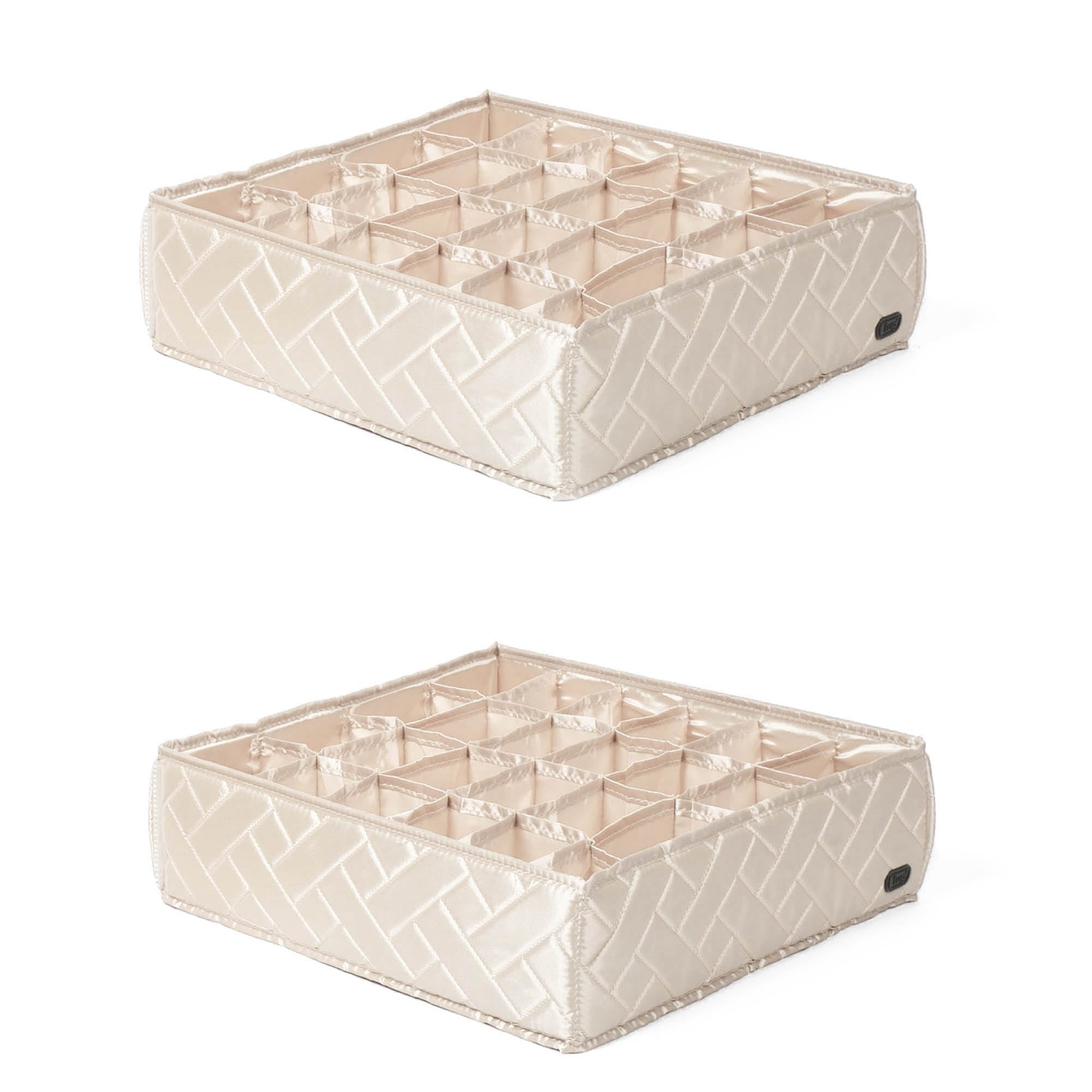 Trolley 2pc 24 Pocket Drawer Organizers