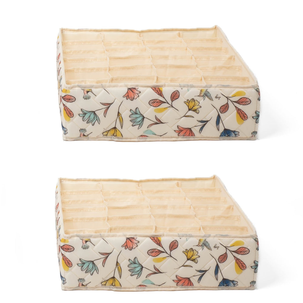 Trolley 2pc 24 Pocket Drawer Organizers