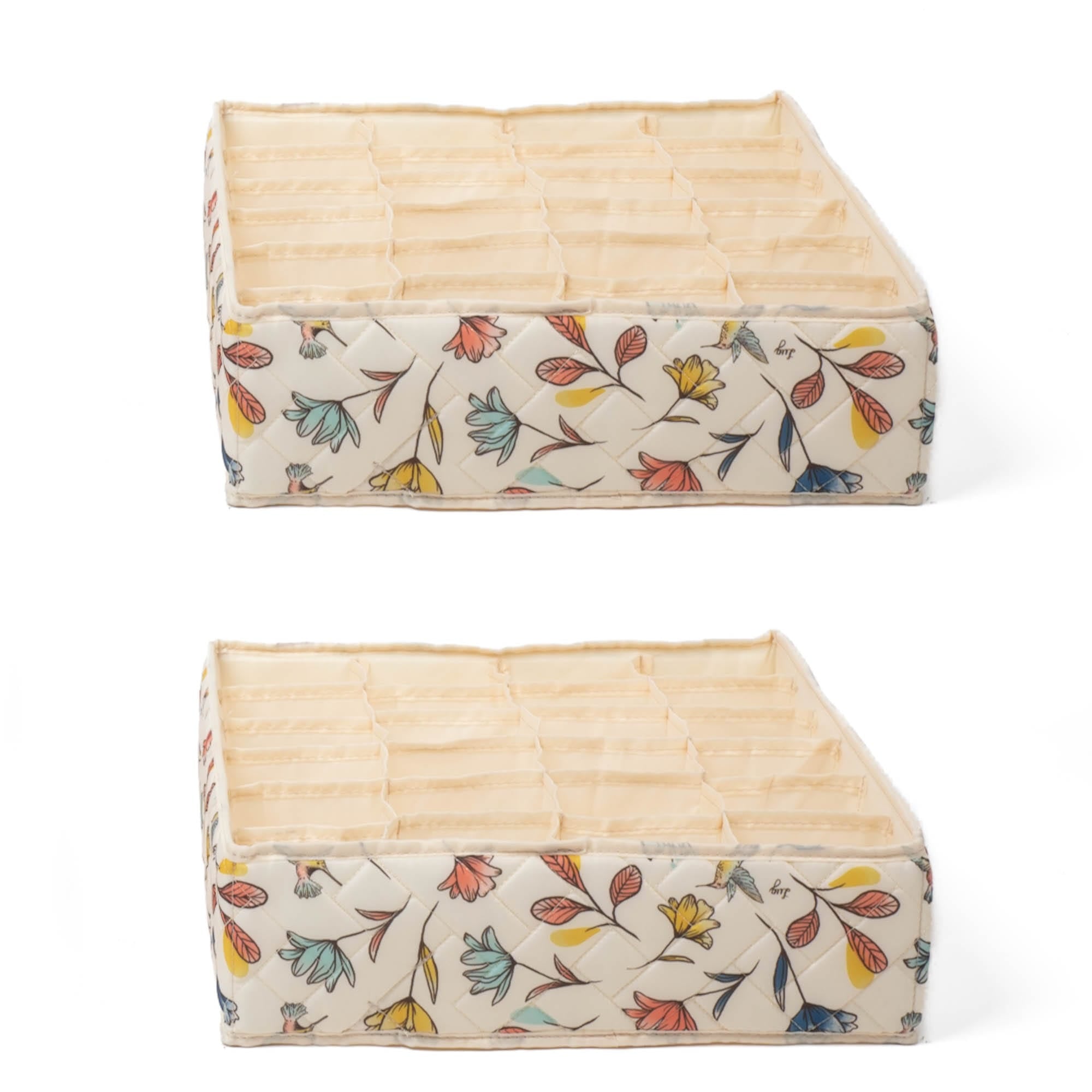 Trolley 2pc 24 Pocket Drawer Organizers