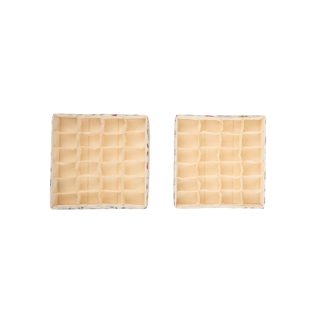 Trolley 2pc 24 Pocket Drawer Organizers