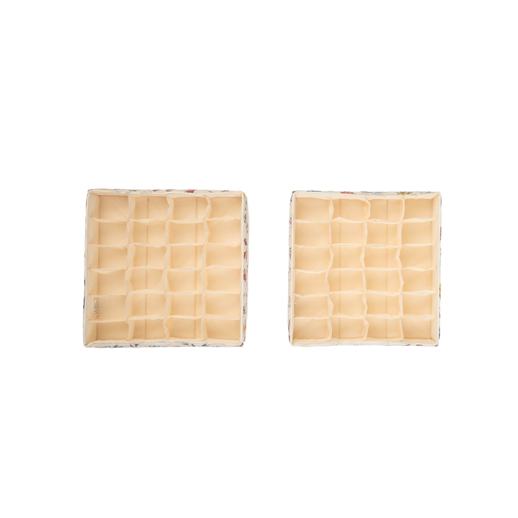 Trolley 2pc 24 Pocket Drawer Organizers