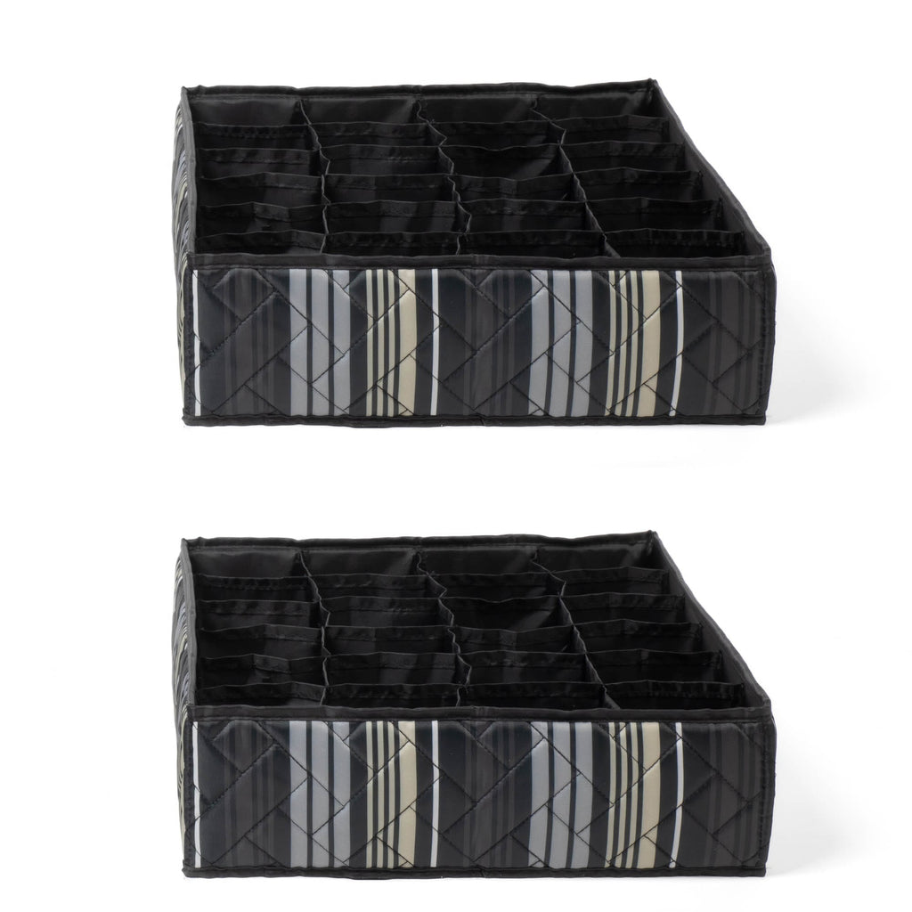 Trolley 2pc 24 Pocket Drawer Organizers