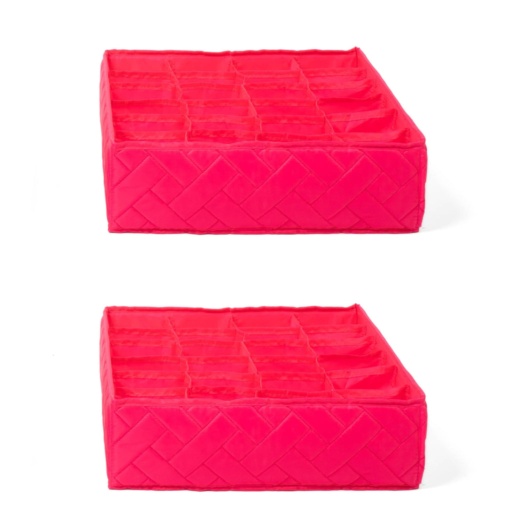 Trolley 2pc 24 Pocket Drawer Organizers
