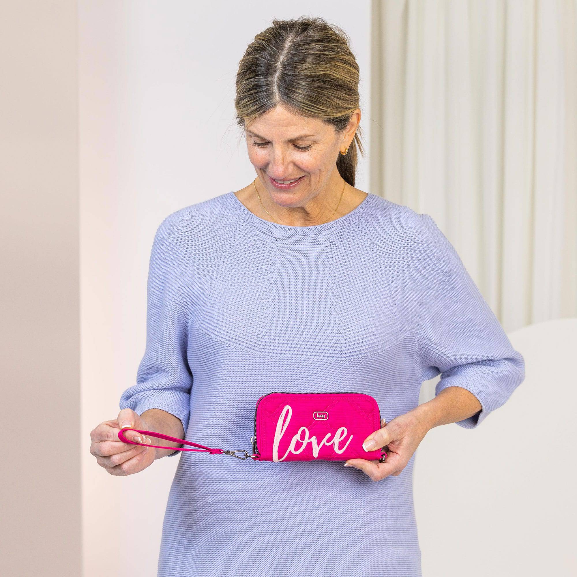 Whirly Love RFID Wristlet Wallet