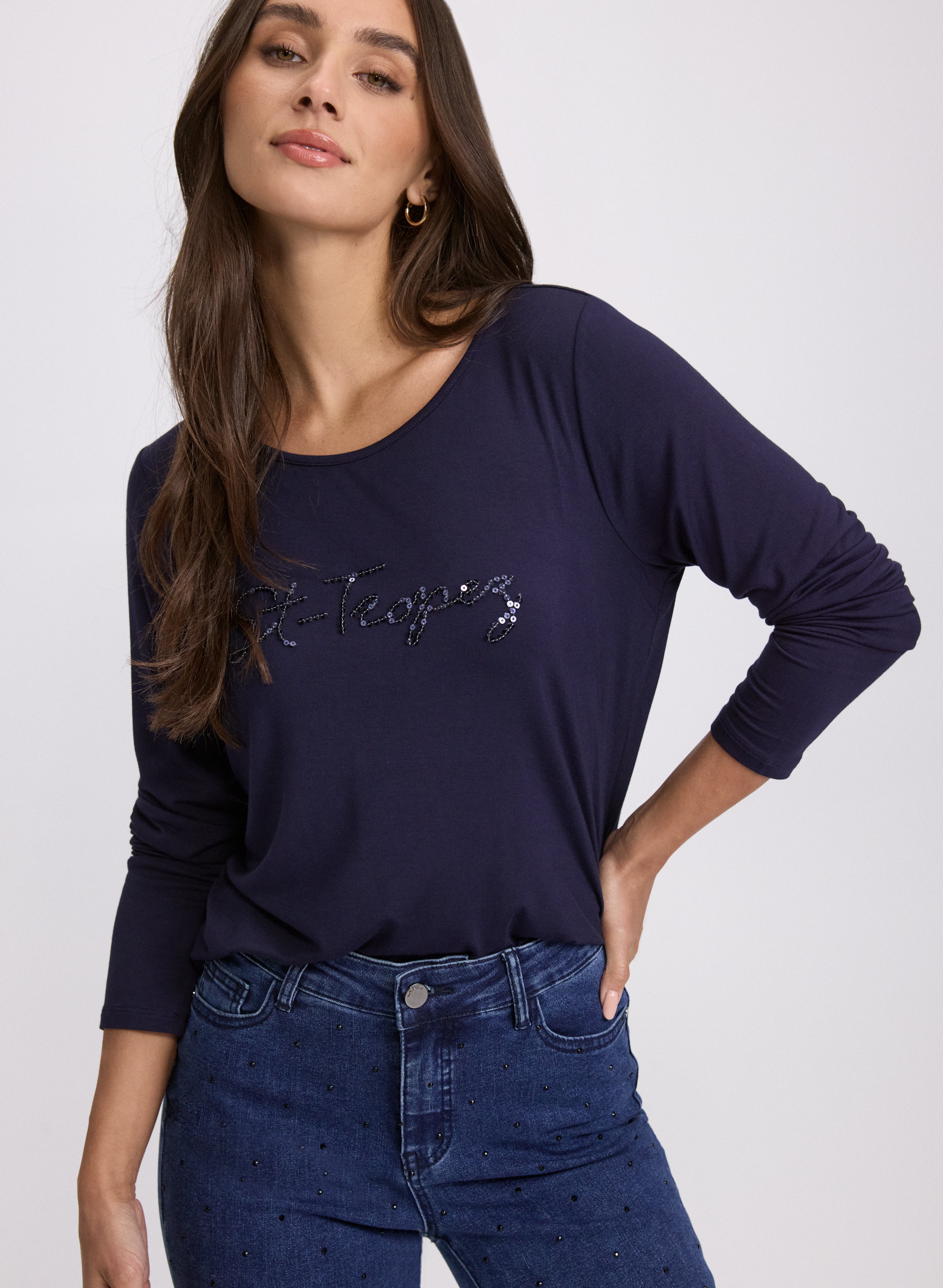'St-Tropez' Long Sleeve T-Shirt