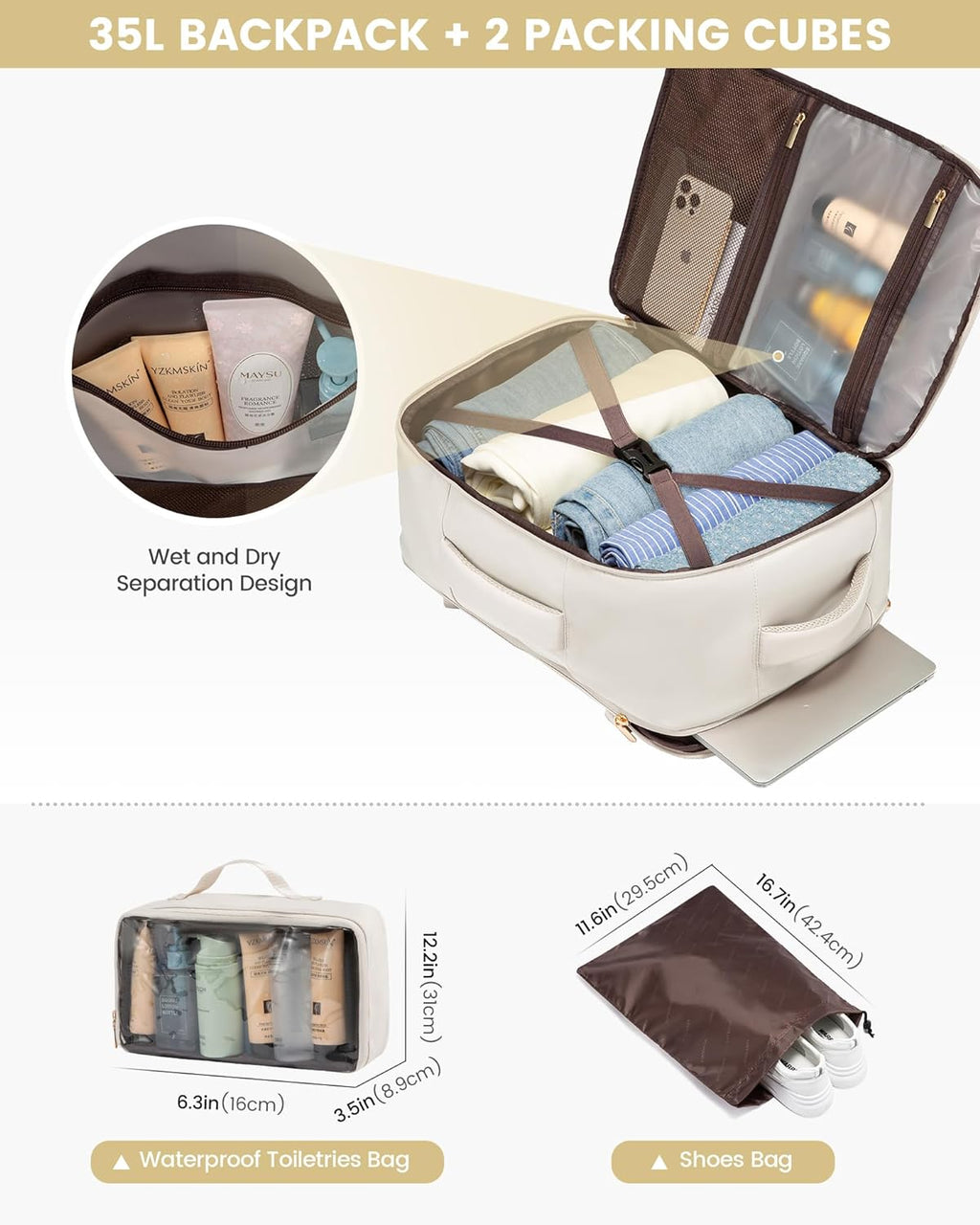 Premium Travel Backpack, (ADT STYLE)--Personalization