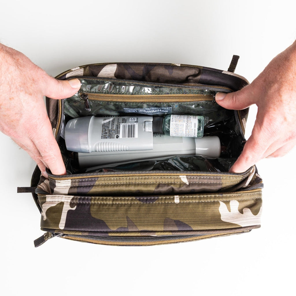 Wheelbarrow Brushed Dopp Kit