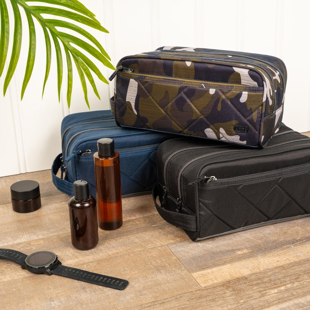 Wheelbarrow Brushed Dopp Kit